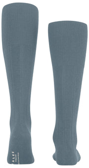 Falke Lhasa Rib Knähöga strumpor - Monument Blue