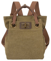 Zede Pont des Arts Liten ryggsäck - Olive Green