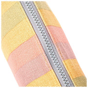 Roka Maida Vale Medium Cotton Canvas Pouch - Faded Multi Stripe