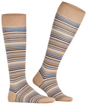 Falke Microblock Knähöga strumpor - Sesambeige
