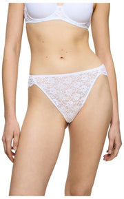 Triumph Amourette Tai-byxor med hög ben - Vit