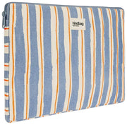 Hindbag Ava Small 13-tums Laptop-fodral - Orange/Blue Stripes