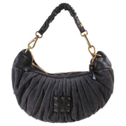 Campomaggi Luna Small Shoulder Bag - Grey/Black