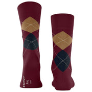 Burlington King Socks - Röd/Brun/Blå