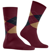 Burlington King Socks - Röd/Brun/Blå