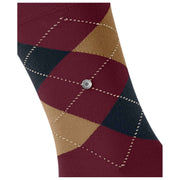Burlington King Socks - Röd/Brun/Blå