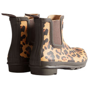 Hunter Original Leopard Chelsea Boots - Beige/Chokladbrun