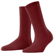 Falke Cosy Ullstövelstrumpor - Henna Röd