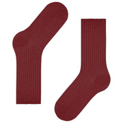 Falke Cosy Ullstövelstrumpor - Henna Röd