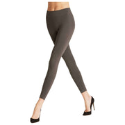 Falke Cotton Seamless Leggings - kolgrå