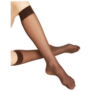 Falke Matt Deluxe 20 Denier Knähöga strumpor - Brenda Brown