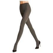 Falke Pure Matt 100 Denier Tights - kolgrå