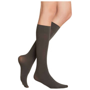 Falke Pure Matt 50 Denier Knähöga strumpor - kolgrå