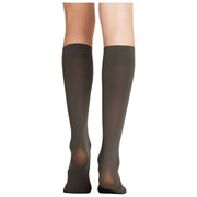 Falke Pure Matt 50 Denier Knähöga strumpor - kolgrå