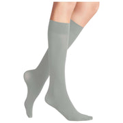 Falke Pure Matt 50 Denier Knähöga strumpor - Silvergrå