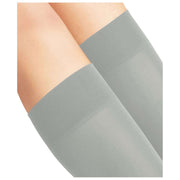 Falke Pure Matt 50 Denier Knähöga strumpor - Silvergrå