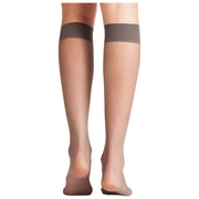 Falke Seidenglatt 15 Denier Knähöga strumpor - Iron Grey