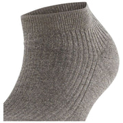 Falke Shiny Rib Sneaker Socks - Peppargrå