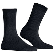 Falke Shiny Rib Strumpor - Svart