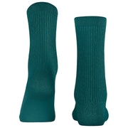 Falke Shiny Rib Strumpor - Sherwood Green
