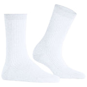 Falke Shiny Rib Strumpor - Vit