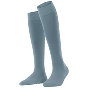 Falke Softmerino Knähöga strumpor - Monument Blue