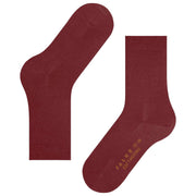 Falke Softmerino Strumpor - Henna Röd
