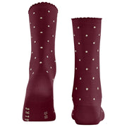 Falke Spike Dot Socks - Vinröd
