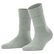 Falke Striggings Rib Bootstrumpor - Silvergrå