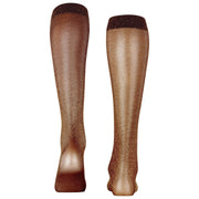 Falke Glitter 30 Denier Knähöga strumpor - Barolo/Guld