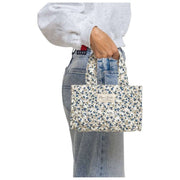 Moon Nude Spring Mini Shopper Bag - Blå/Vit/Grön