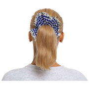Moon Nude Spring Scrunchie - Blå/Vit/Grön
