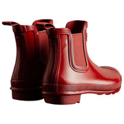 Hunter Original Gloss Chelsea Boots - Militärröd