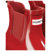 Hunter Original Gloss Chelsea Boots - Militärröd