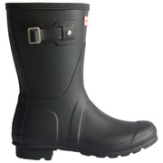 Hunter Original Short Tartan Fodrade Wellington Boots - Svart