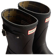 Hunter Original Short Tartan Fodrade Wellington Boots - Svart