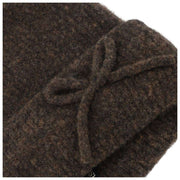 Isotoner Wool Blend Stickad Beanie - Brun