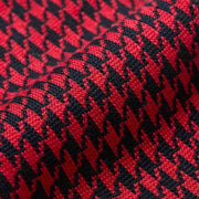 London Sock Company Jermyn St. Houndstooth strumpor - Röda