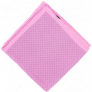 Michelsons of London 4 Pattern Silk Pocket Square - Pink