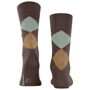 Burlington King Socks - Brun/Mintgrön