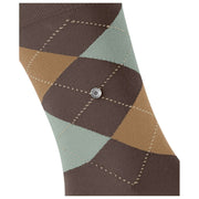 Burlington King Socks - Brun/Mintgrön