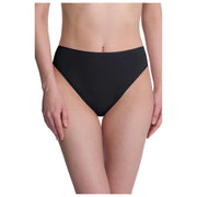 Natori Bliss Bare Cotton High Cut Brief - Svart