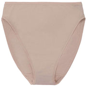 Natori Bliss Bare Cotton High Cut Brief - Caf Tan