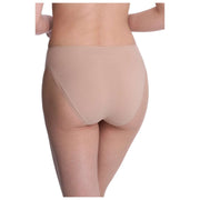 Natori Bliss Bare Cotton High Cut Brief - Caf Tan