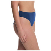 Natori Bliss Bare Cotton High Cut Brief - Mörk koboltblå