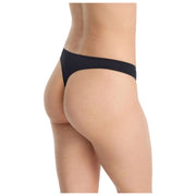 Skarlett Blue Entice Front Lace String - Svart/Nylon Tan