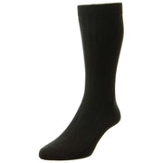 Pantherella Pembrey Sea Island Cotton Socks - Black