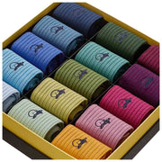 London Sock Company Simply Colorful 6-pars Sock Box Set - Blå/Gul/Rosa