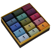 London Sock Company Simply Colorful 6-pars Sock Box Set - Blå/Gul/Rosa