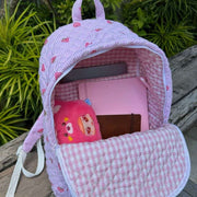 Moon Nude Strawberry Large Backpack - Rosa/Röd